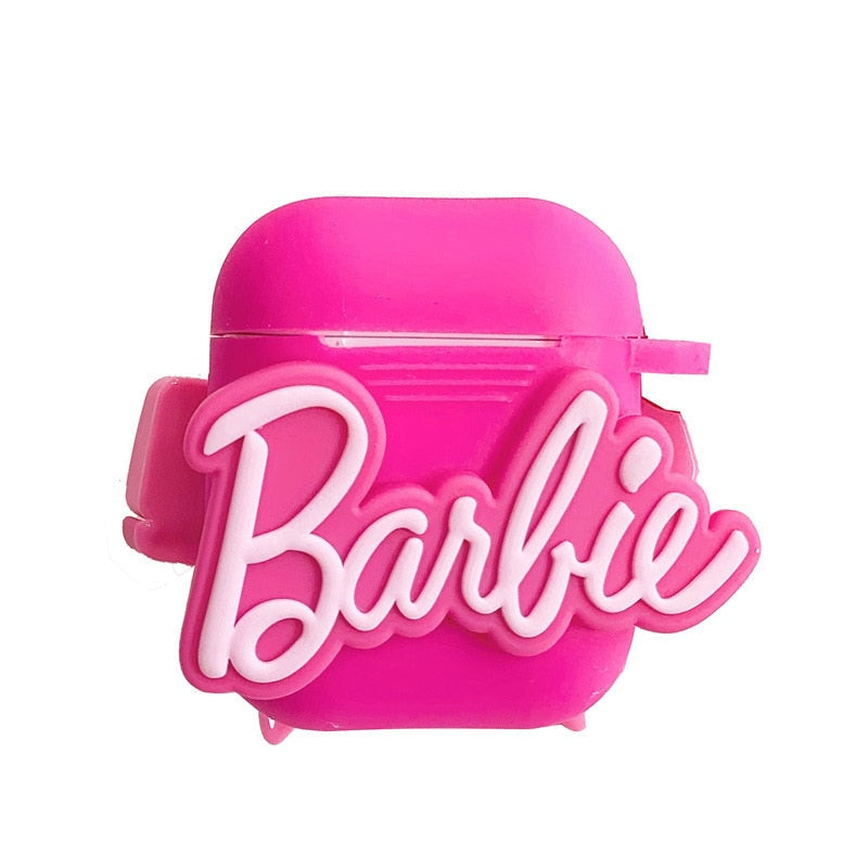 Barbie Earphone Case Iphone Earphones Airpods Pro Soft Shell Protection Cartoon Cute Kawaii Portable Girls Accessory Holder Gift